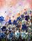 Art: BLUE FLOWERS-SOLD by Artist LUIZA VIZOLI