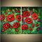 Art: RED POPPIES  by Artist LUIZA VIZOLI