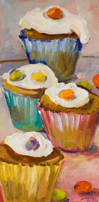 Art: Jelly Bean Cupcake NO 2 by Artist Delilah Smith