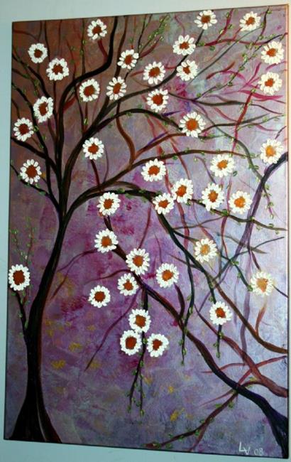 Art: FLOWERS TREE by Artist LUIZA VIZOLI