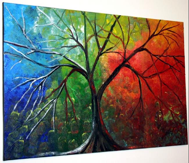 Art: LIFE through SEASONS-sold by Artist LUIZA VIZOLI
