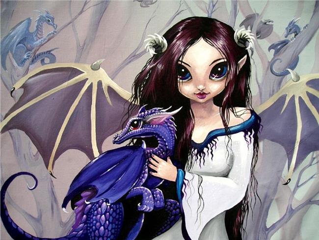 Art: Myalli Drakonette by Artist Nico Niemi