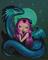 Art: Teal Drakonette by Artist Nico Niemi