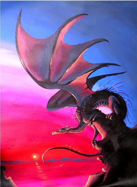 Art: Falling Sun by Artist Nico Niemi