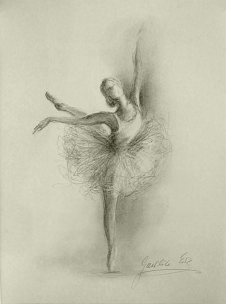 Art: Ballerina by Artist Ewa Kienko Gawlik