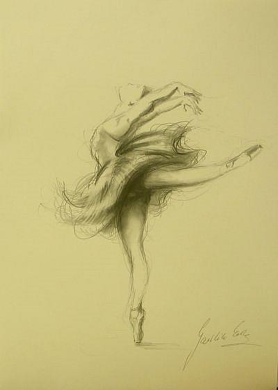 Art: Ballerina by Artist Ewa Kienko Gawlik