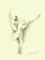 Art: Ballerina by Artist Ewa Kienko Gawlik