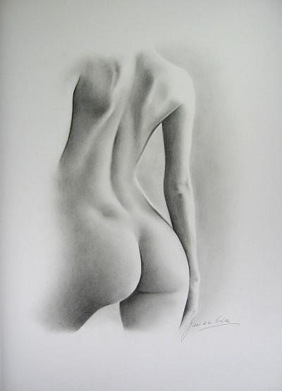 Art: Female Nude by Artist Ewa Kienko Gawlik