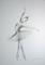 Art: Ballerina by Artist Ewa Kienko Gawlik