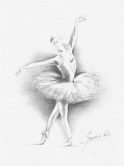 Art: Ballerina by Artist Ewa Kienko Gawlik