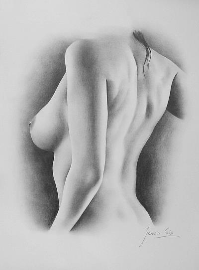 Art: Female Nude by Artist Ewa Kienko Gawlik