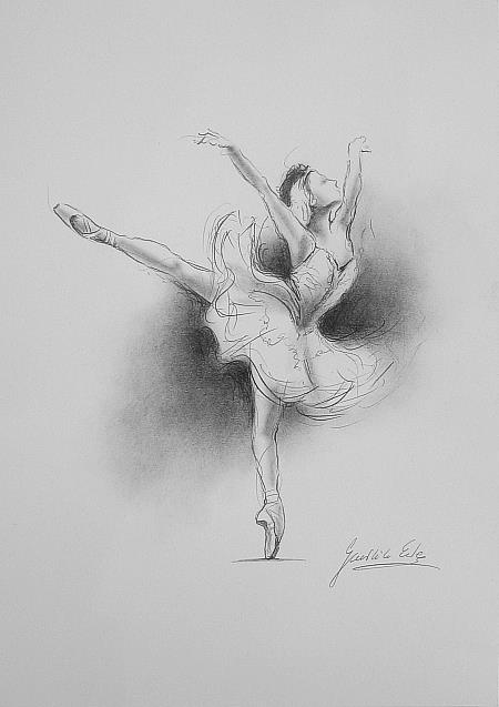 Art: Ballerina by Artist Ewa Kienko Gawlik