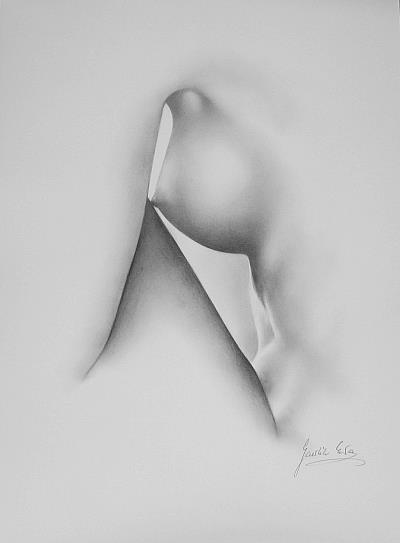 Art: Female Nude by Artist Ewa Kienko Gawlik