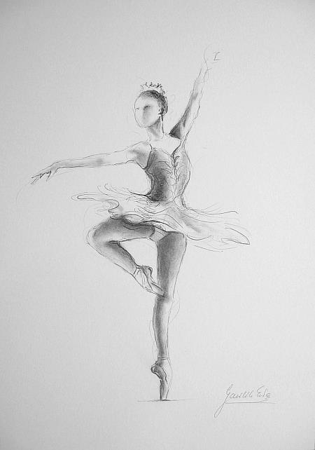 Art: Ballerina by Artist Ewa Kienko Gawlik