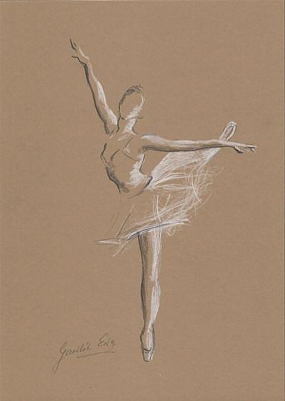 Art: Ballerina by Artist Ewa Kienko Gawlik
