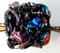 Art: Dedication to Picasso lampwork glass ART Bead by Artist Deborah Sprague