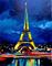 Art: Eiffel VI by Artist Aja
