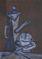 Art: Coffee Pot in Blue by Artist Lisa Miller