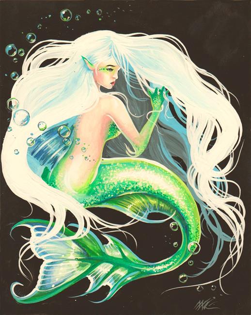 Art: Silvery Secrets by Artist Nico Niemi