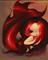 Art: Little Red Mermaid by Artist Nico Niemi