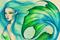 Art: Lovely Sea Spirit by Artist Nico Niemi