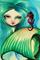 Art: Mermaid and Seahorse by Artist Nico Niemi