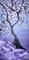 Art: MAGIC PURPLE SUNSET by Artist LUIZA VIZOLI