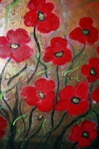 Detail Image for art RED POPPIES-GOLD FIELD