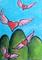 Art: Fluing Hearts by Artist Marina Owens
