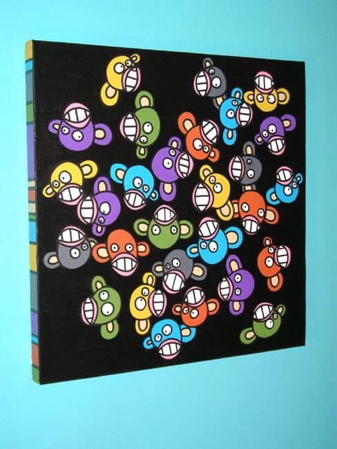 Art: GUMMY MONKEYS by Artist Veronique Perron