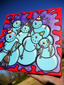 Detail Image for art The goofy one has a broom