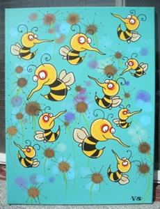 Detail Image for art Buzzing Bees