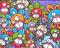 Art: Flowers from Monkeyland by Artist Veronique Perron