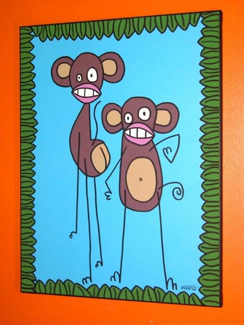 Art: ERNEST & JULIO by Artist Veronique Perron