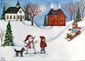 Art: Winter memories by Artist Rhonda Gilbert