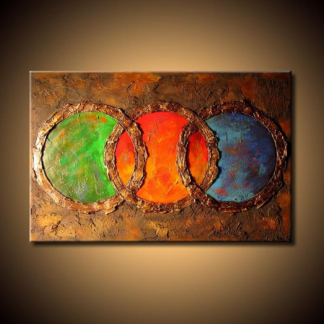 Art: RINGS OF LIFE by Artist HENRY PARSINIA