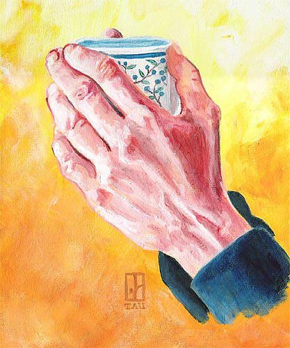 Art: Morning Hands by Artist Tau