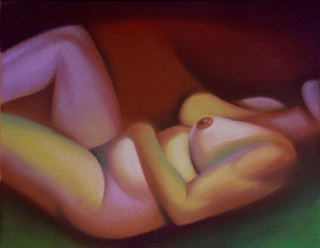 Art: Pastel Nude Study 1 by Artist John Thompson