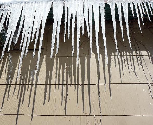Art: icicle shadows by Artist S. Olga Linville