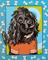 Art: Custom dog painting by Artist Veronique Perron