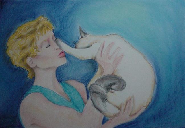 Art: Tracey Greene & Vinny true love by Artist Noelle Hunt