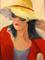 Art: Lady in Sunglasses by Artist Barbara Haviland