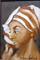 Art: Head Study with Turbin by Artist Barbara Haviland