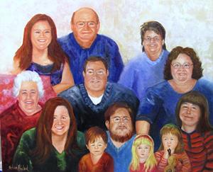 Detail Image for art Family Portrait Detail Image for art Family Portrait