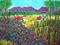 Art: EARLY CALIFORNIA VINEYARDS AND GROVES by Artist Diane Funderburg Deam