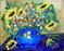 Art: Sunflowers#19 by Artist Diane Funderburg Deam