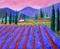 Art: Lavender Fields Forever by Artist Diane Funderburg Deam