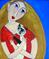 Art: Tigger and I by Artist Diane Funderburg Deam