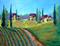 Art: Summer Vineyard by Artist Diane Funderburg Deam