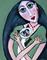 Art: Betty and Tigger by Artist Diane Funderburg Deam